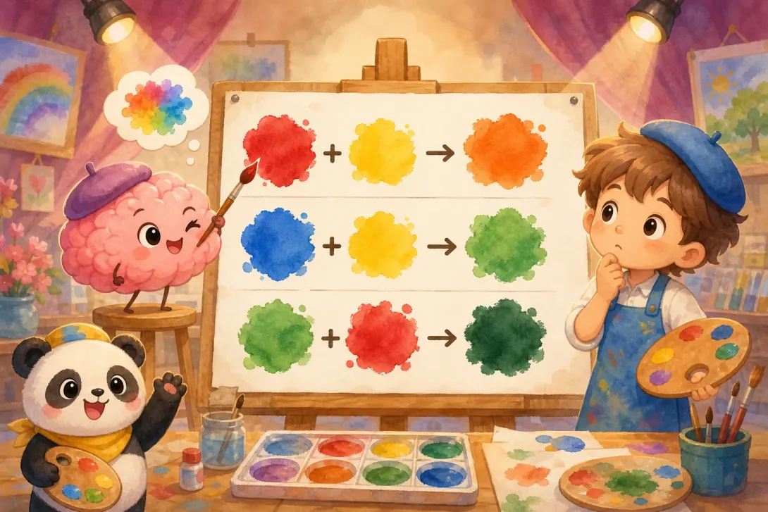 Brain Teaser: 颜色混合谜题 · Color Mix Puzzle