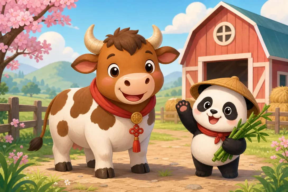 Hanzi Fact: 汉字“牛” · Cow