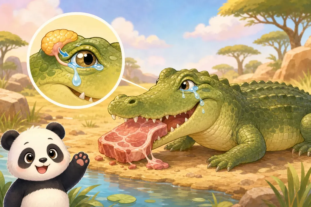 Fun Fact: 鳄鱼的眼泪 · Crocodile Tears