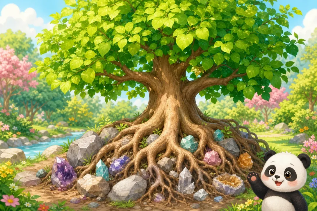 Idiom: 根深叶茂 · Deep Roots, Lush Leaves