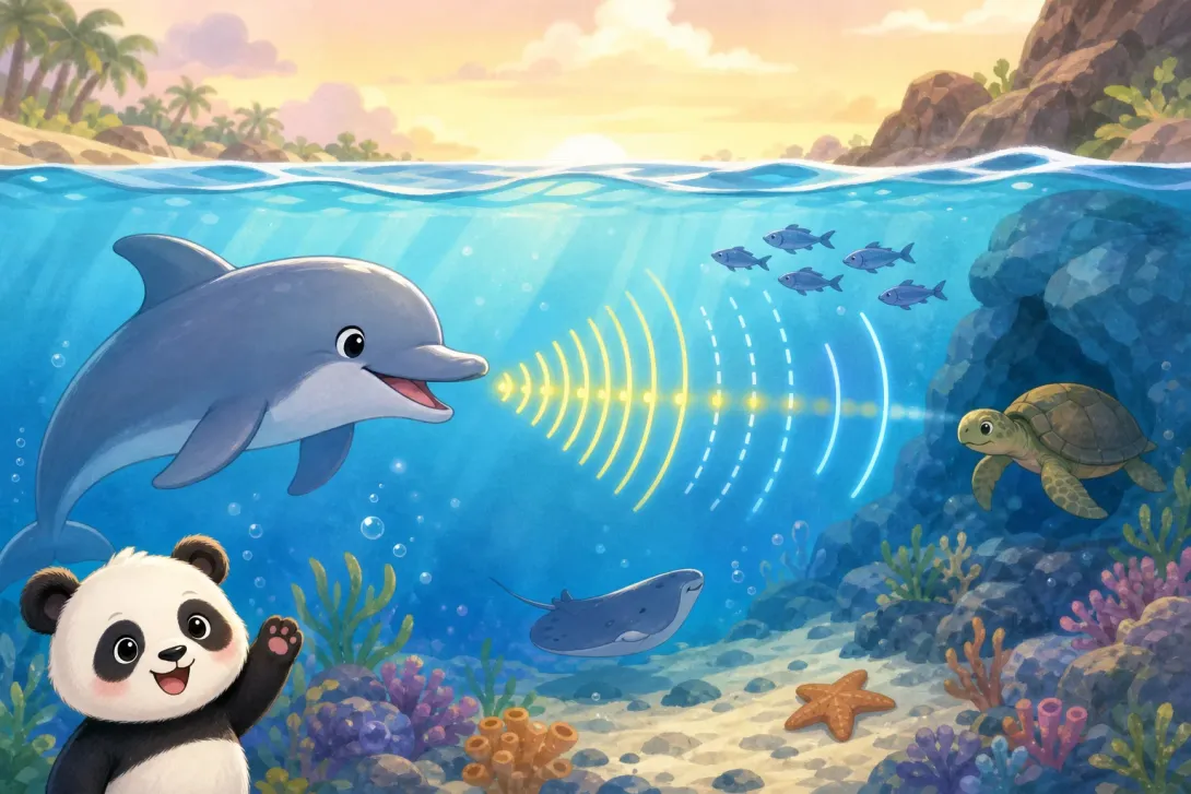 Fun Fact: 海豚的声呐本领 · Dolphin's Echolocation