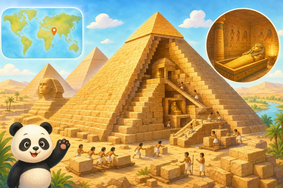 Fun Fact: 金字塔 · Egyptian Pyramids