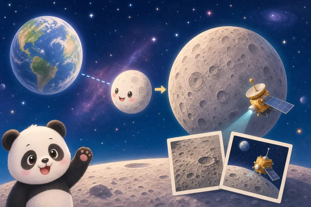 Fun Fact: 月球背面 · Far Side of the Moon