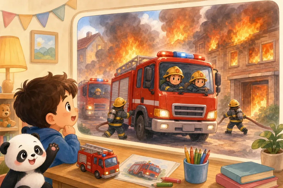 Fun Fact: 消防员的勇敢 · Firefighters Are Brave
