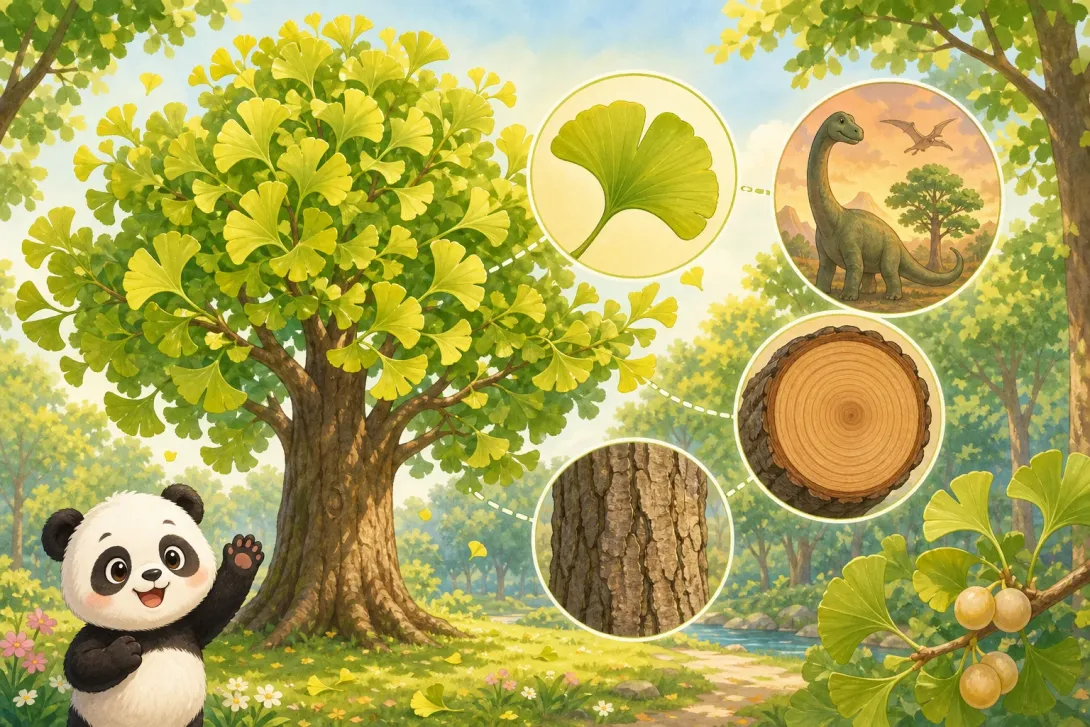 Fun Fact: 银杏是活化石 · Ginkgo Is a Living Fossil