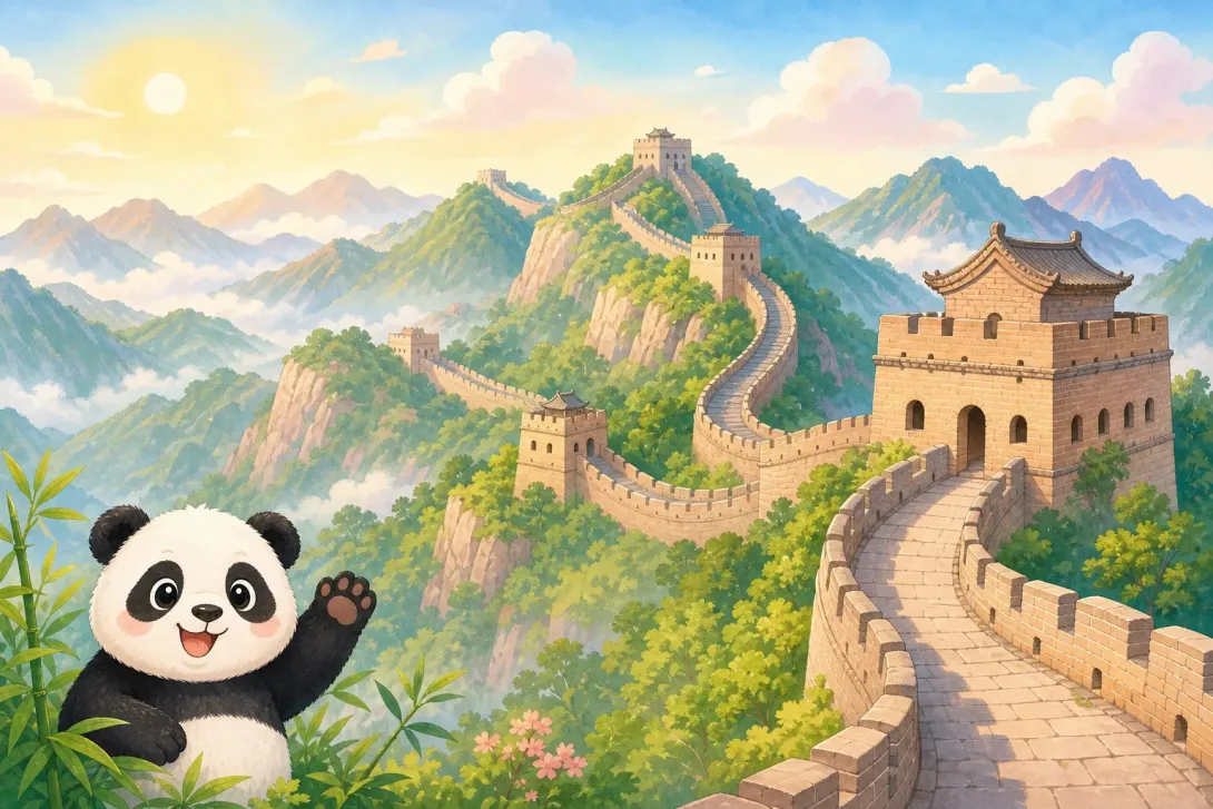 Fun Fact: 万里长城 · Great Wall of China