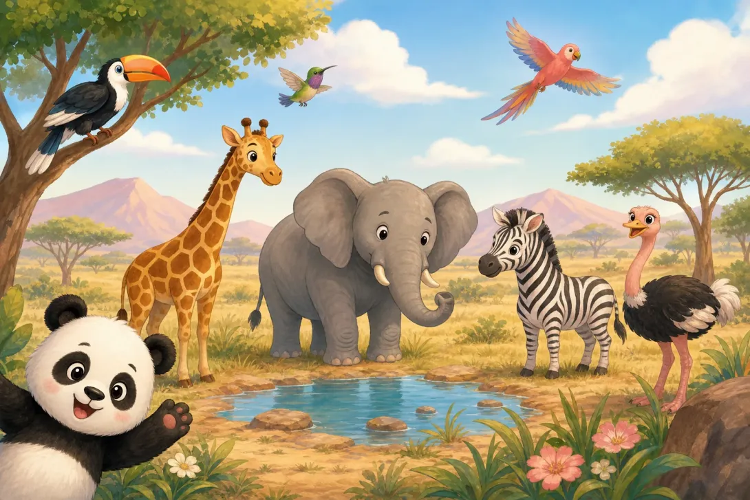Riddle: 猜猜公园里的它 · Guess the Park Animal