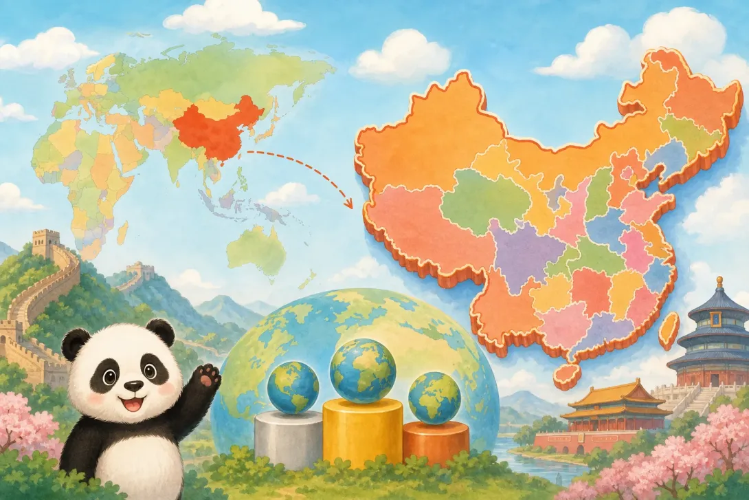 Fun Fact: 中国有多大 · How Big Is China