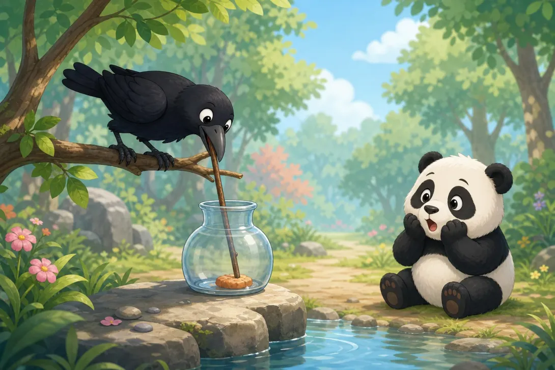 Fun Fact: 乌鸦会使用工具 · How Crows Use Tools
