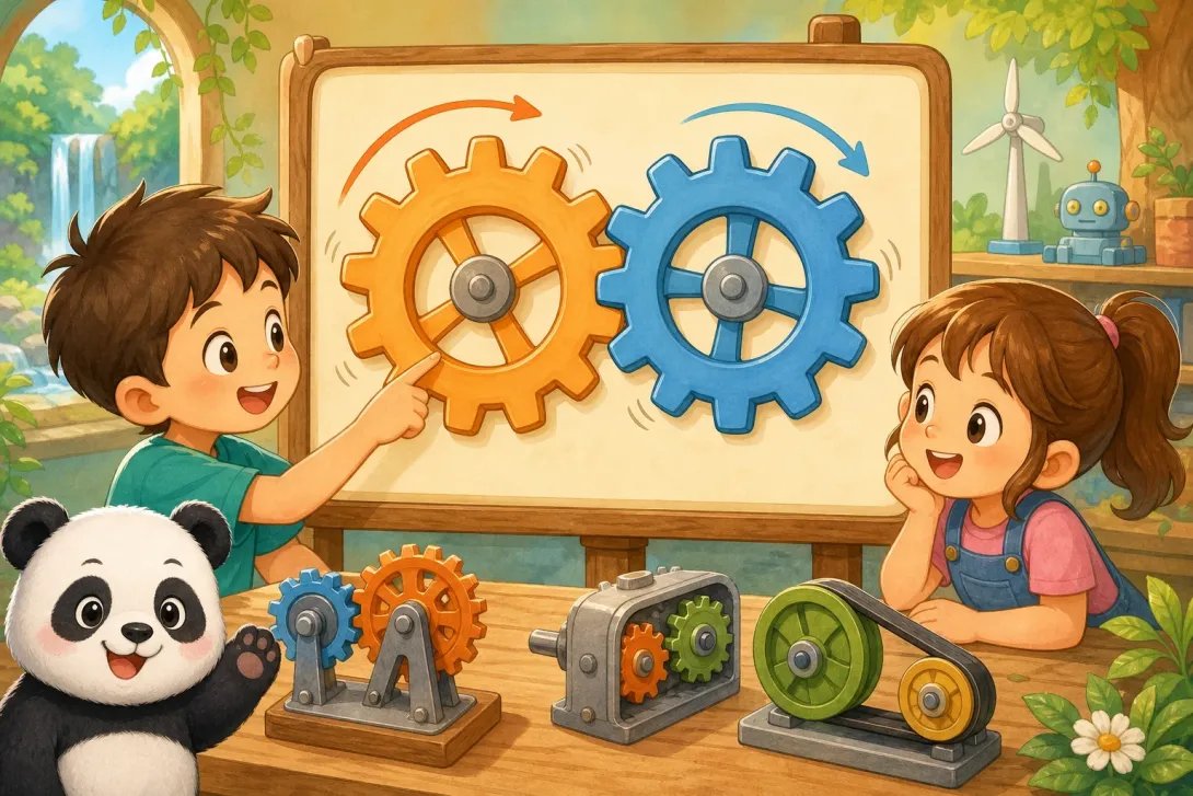 Fun Fact: 齿轮如何工作 · How Do Gears Work?