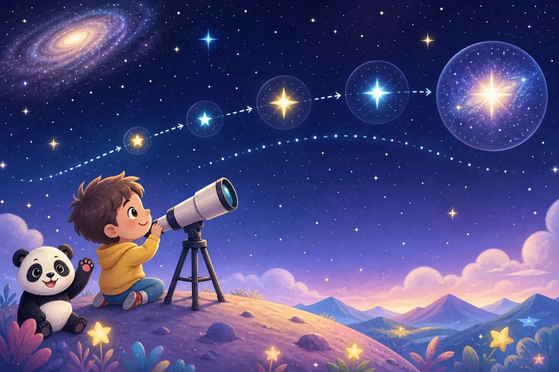 Fun Fact: 星星有多远 · How Far Are Stars