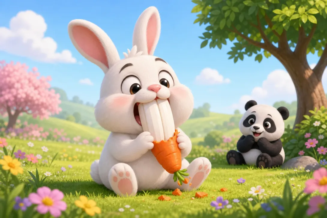 Fun Fact: 兔子的牙齿 · How Rabbit Teeth Keep Growing