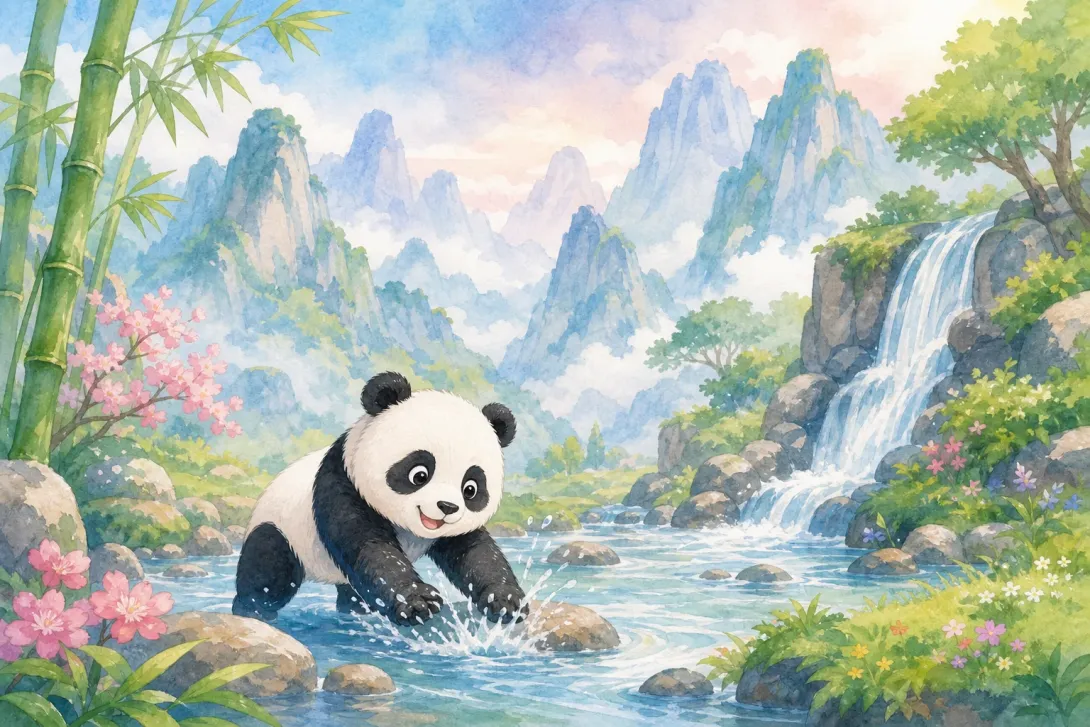 Idiom: 成语：山清水秀 · Idiom: 'Beautiful Mountains and Clear Waters'