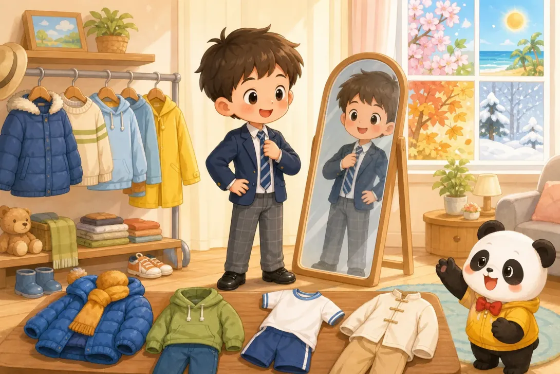 Idiom: 成语：人靠衣装 · Idiom: 'Clothes Make the Person'