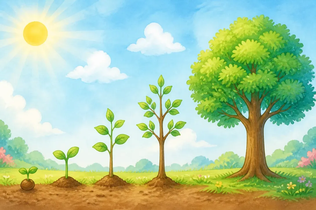 Idiom: 成语：枝繁叶茂 · Idiom: 'Lush Foliage'