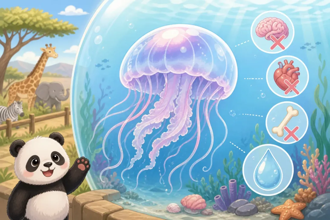 Fun Fact: 水母没有大脑 · Jellyfish Have No Brain