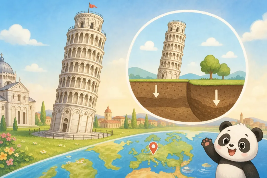 Fun Fact: 比萨斜塔 · Leaning Tower of Pisa