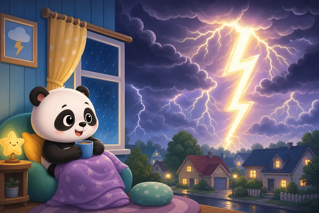 Fun Fact: 闪电的温度极高 · Lightning Is Super Hot
