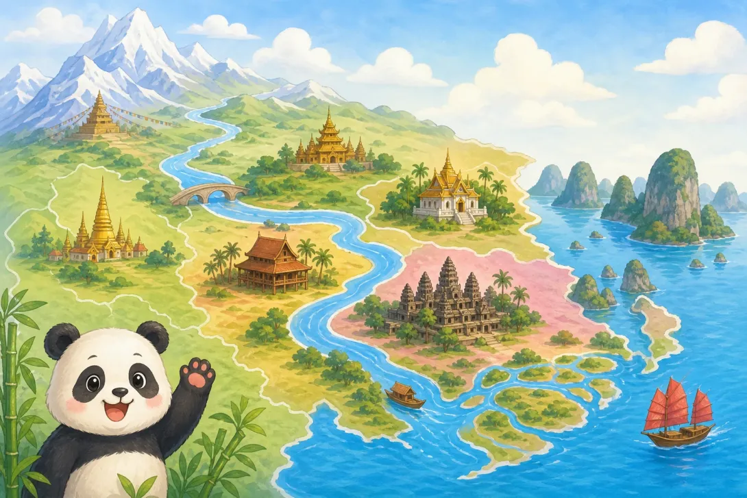 Fun Fact: 湄公河 · Mekong River