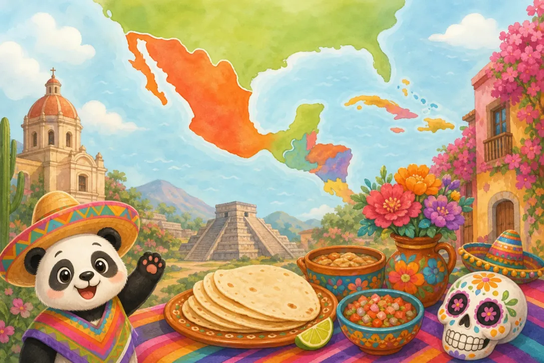 Fun Fact: 墨西哥彩色文化 · Mexico Colorful Culture