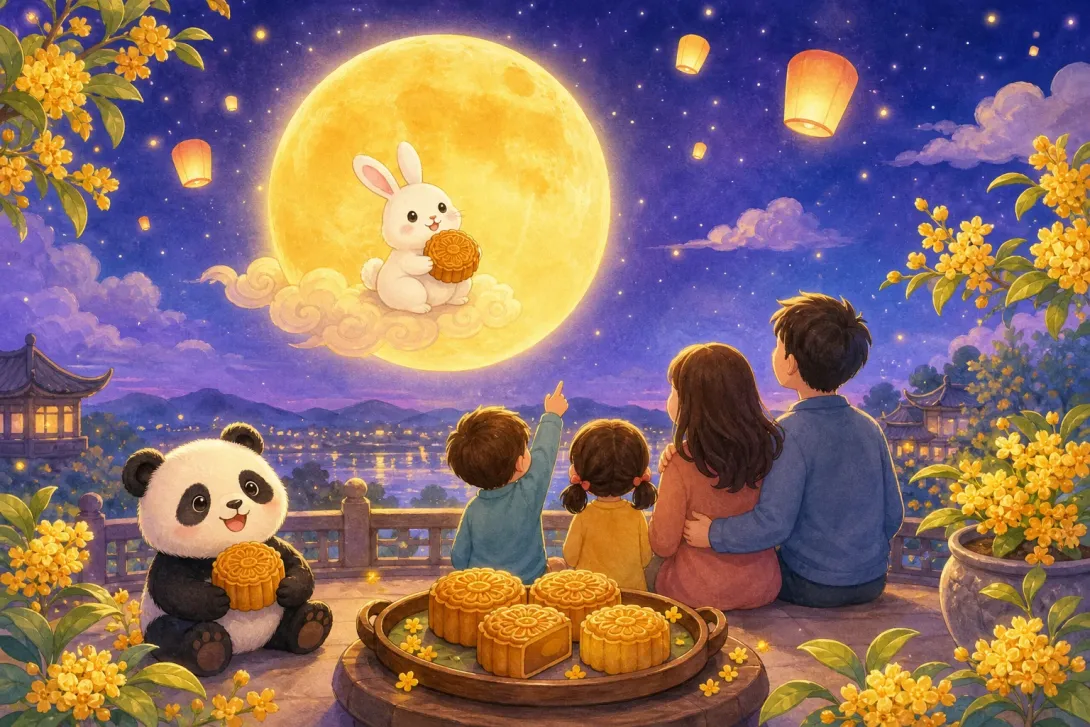 Fun Fact: 中秋赏月 · Mid-Autumn Moon Viewing