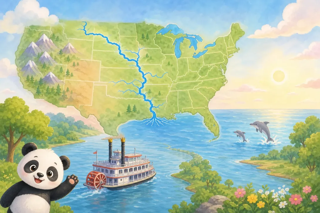 Fun Fact: 密西西比河 · Mississippi River