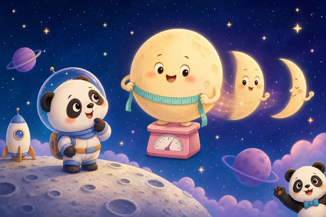 Joke: 月亮减肥 · Moon Diet Joke