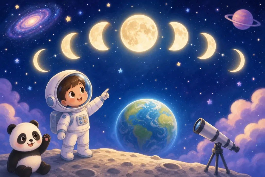 Riddle: 月亮谜语 · Moon Riddle