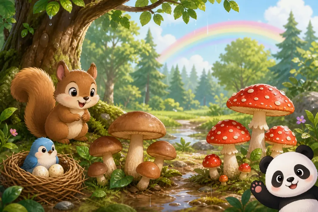Fun Fact: 雨后的蘑菇 · Mushrooms After Rain