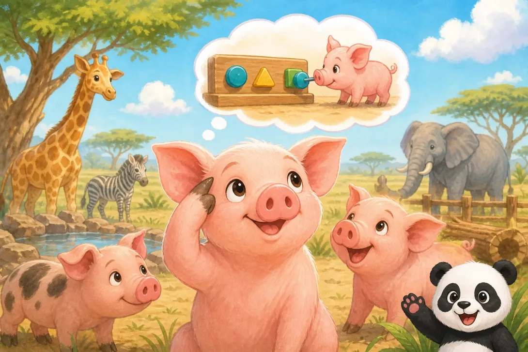 Fun Fact: 猪很聪明 · Pigs Are Smart