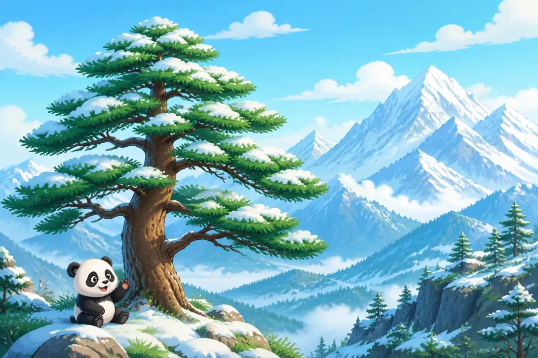 Fun Fact: 松树是长寿明星 · Pine Trees Are Long-Lived