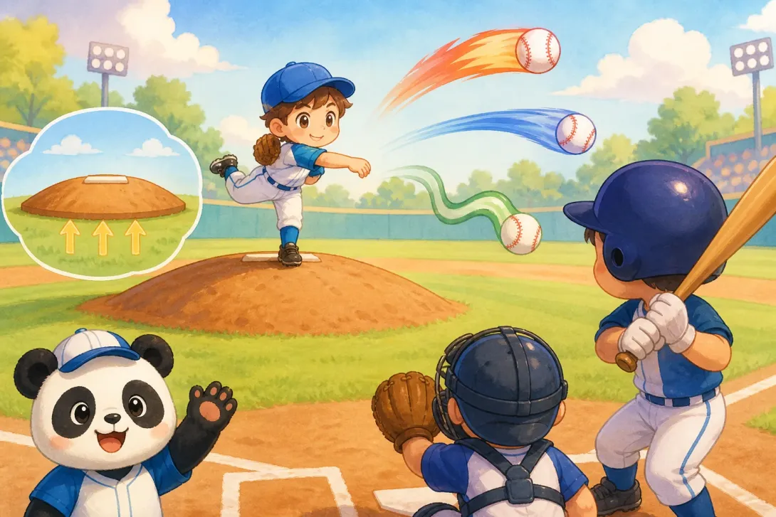 Fun Fact: 棒球投手丘 · Pitcher's Mound