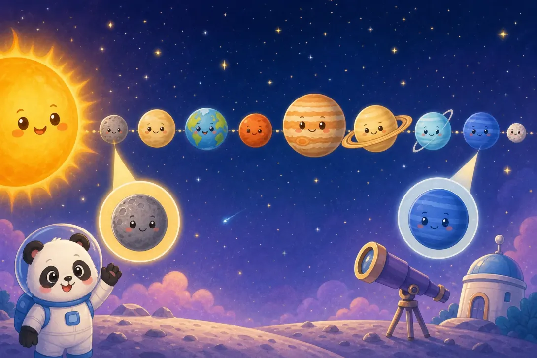 Brain Teaser: 行星排队 · Planet Order Brain Teaser