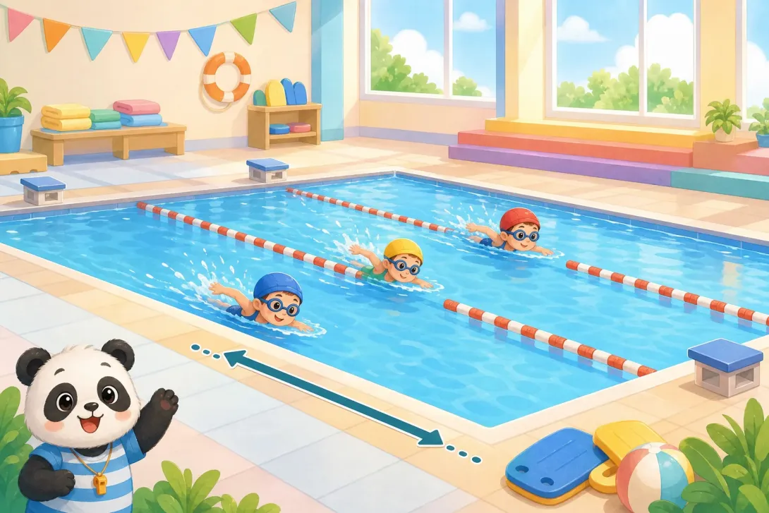 Brain Teaser: 泳池圈数谜 · Pool Lap Puzzle