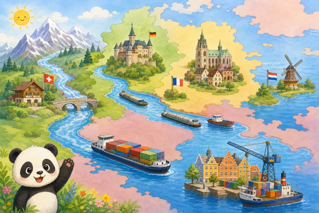 Fun Fact: 莱茵河 · Rhine River