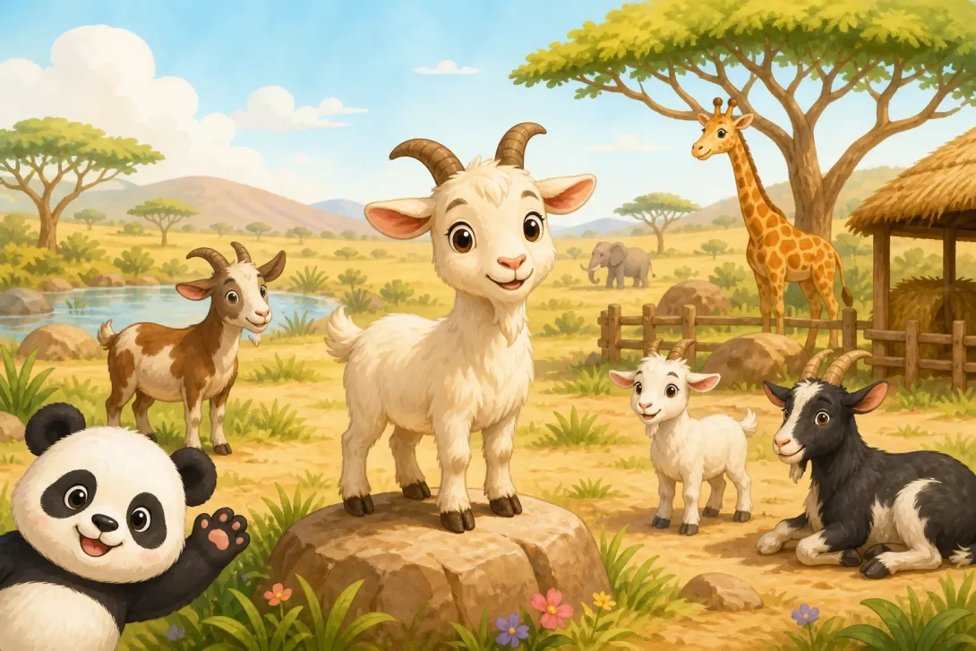 Riddle: 猜猜农场里的它 · Riddle: Guess the Goat