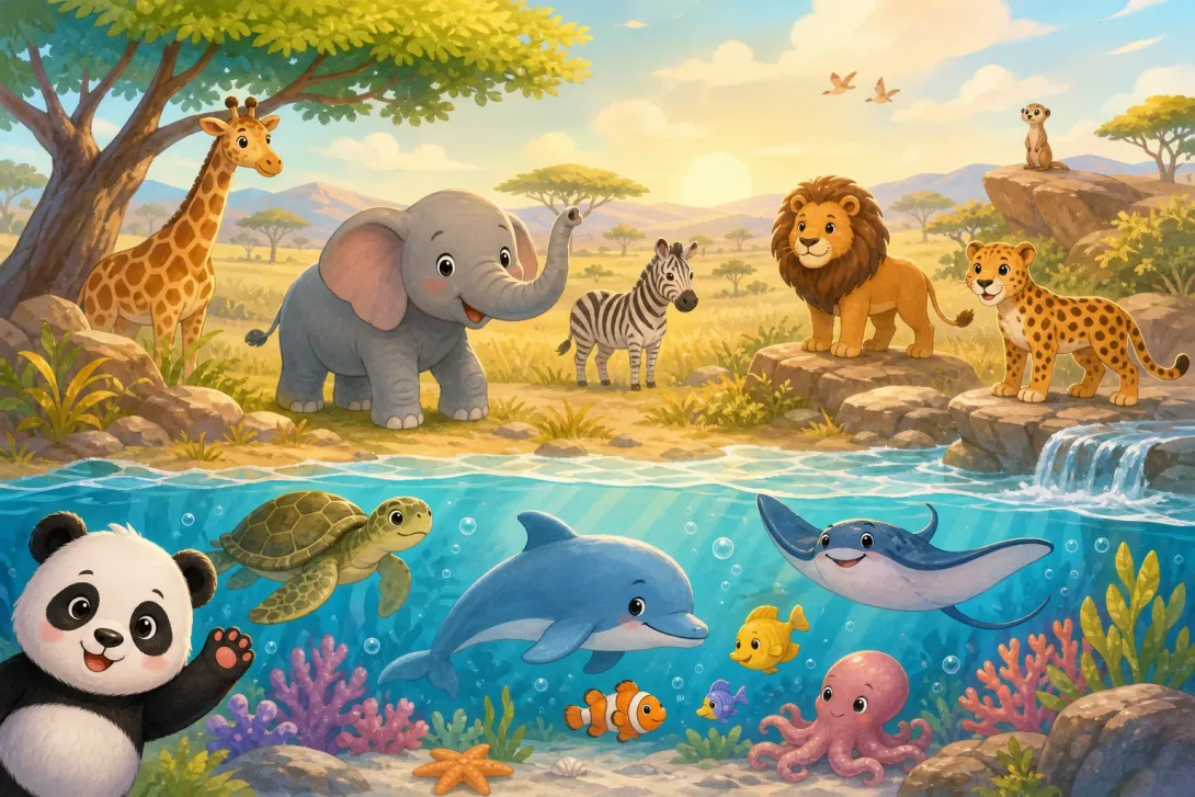 Riddle: 猜猜海洋里的它 · Riddle: Guess the Sea Turtle