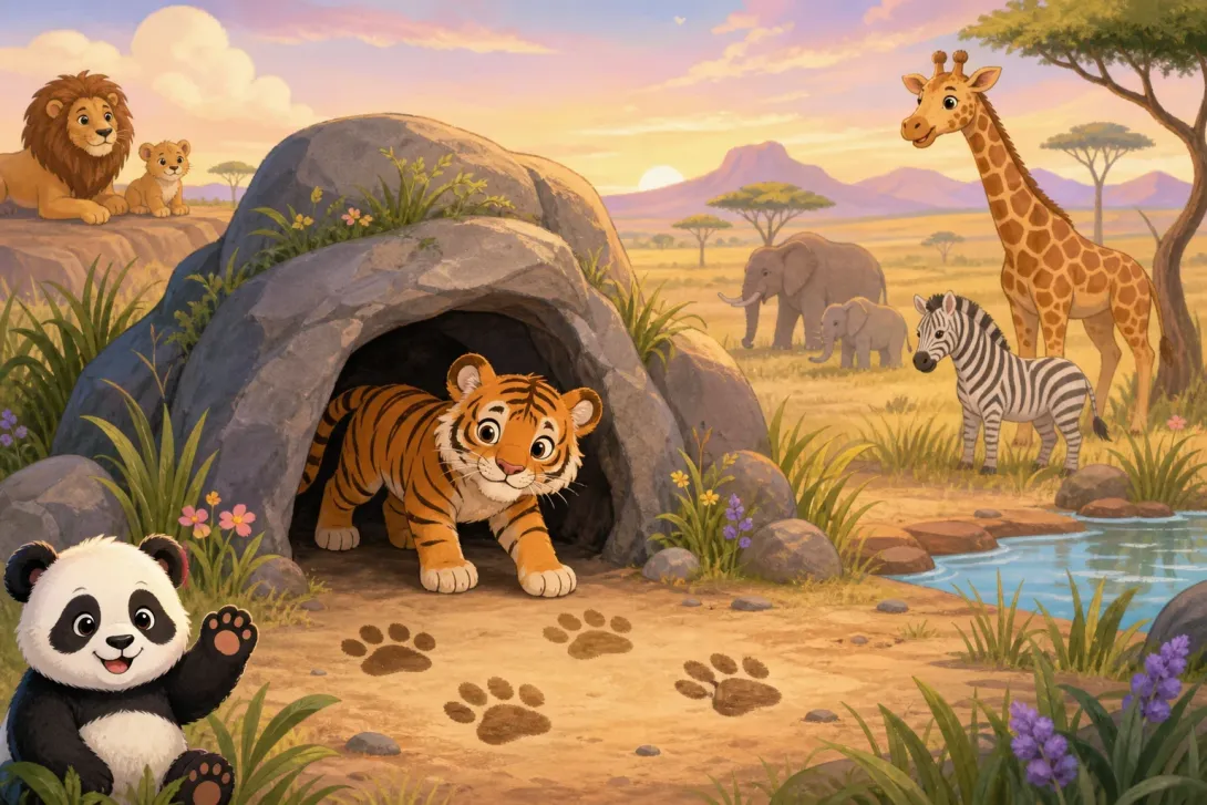 Riddle: 猜猜森林里的它 · Riddle: Guess the Tiger