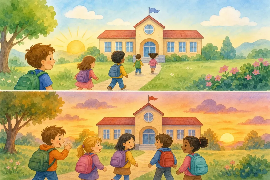 Riddle: 谜语：每天都来 · Riddle: I Come Every Day