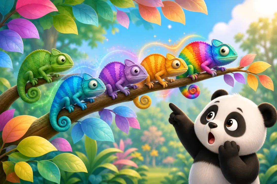 Riddle: 谜语：变色的动物 · Riddle: The Color-Changing Animal