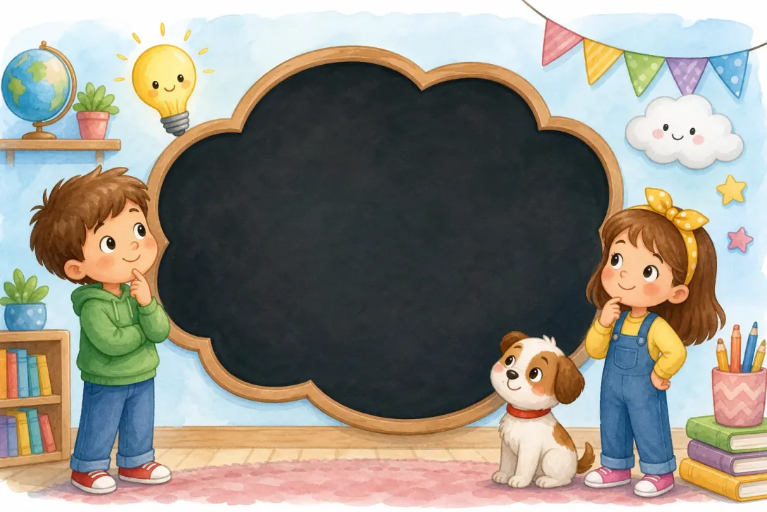 Riddle: 谜语：黑板上的影子 · Riddle: The Shadow on the Blackboard