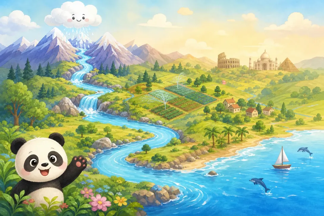 Riddle: 河流谜语 · River Riddle
