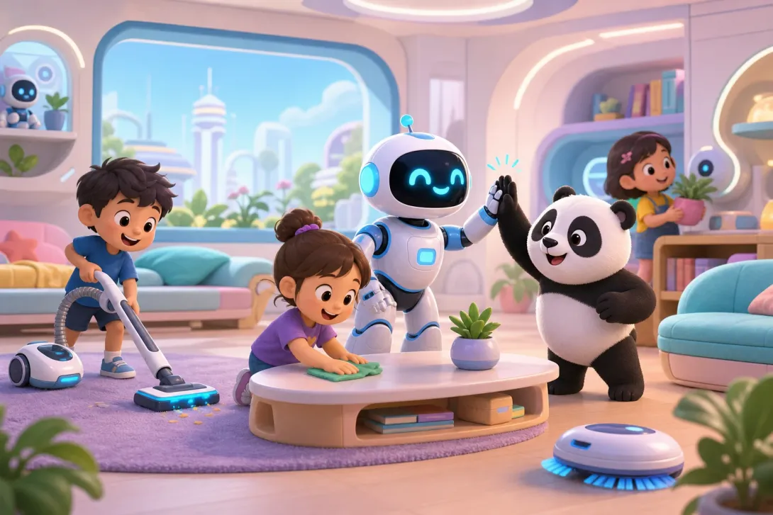 Fun Fact: 机器人帮手 · Robots Help Us