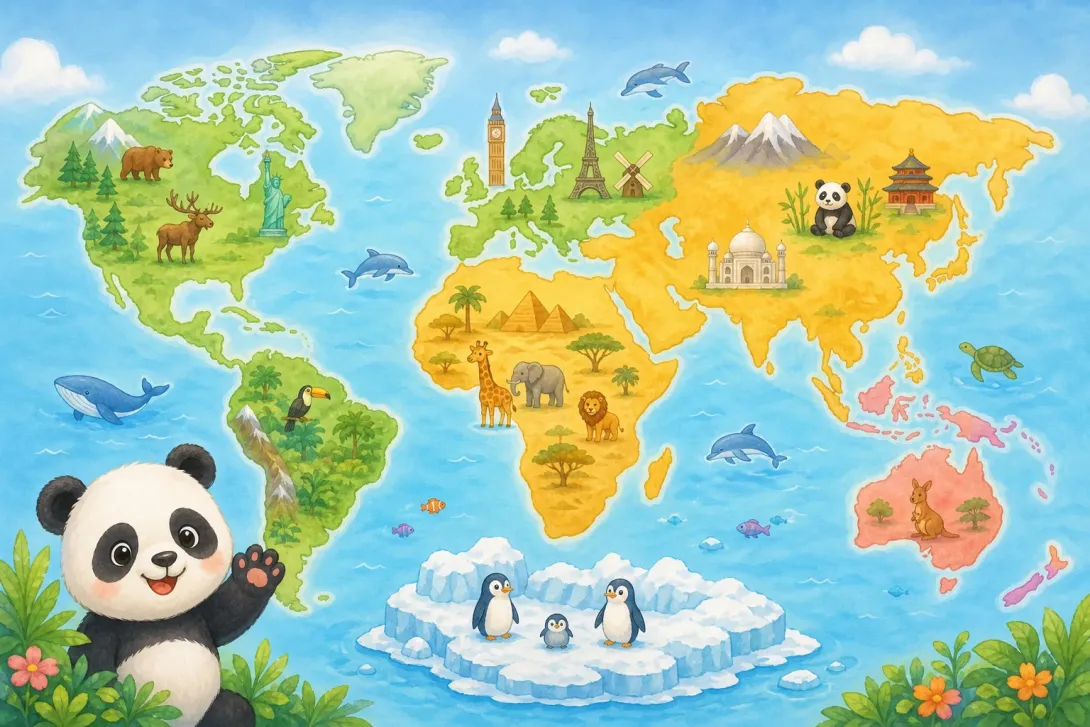 Fun Fact: 七大洲 · Seven Continents