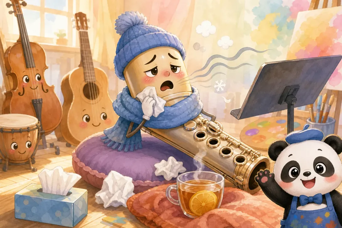 Joke: 笛子感冒 · Sick Flute