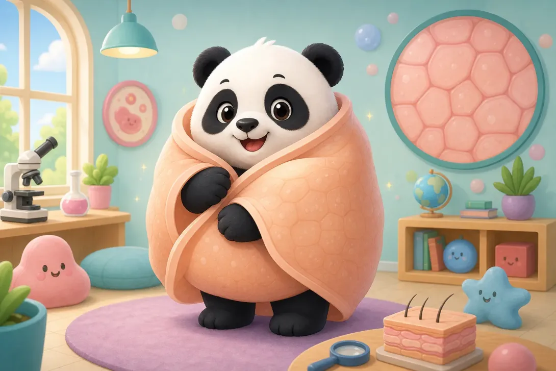 Fun Fact: 皮肤是最大的器官 · Skin Is the Largest Organ