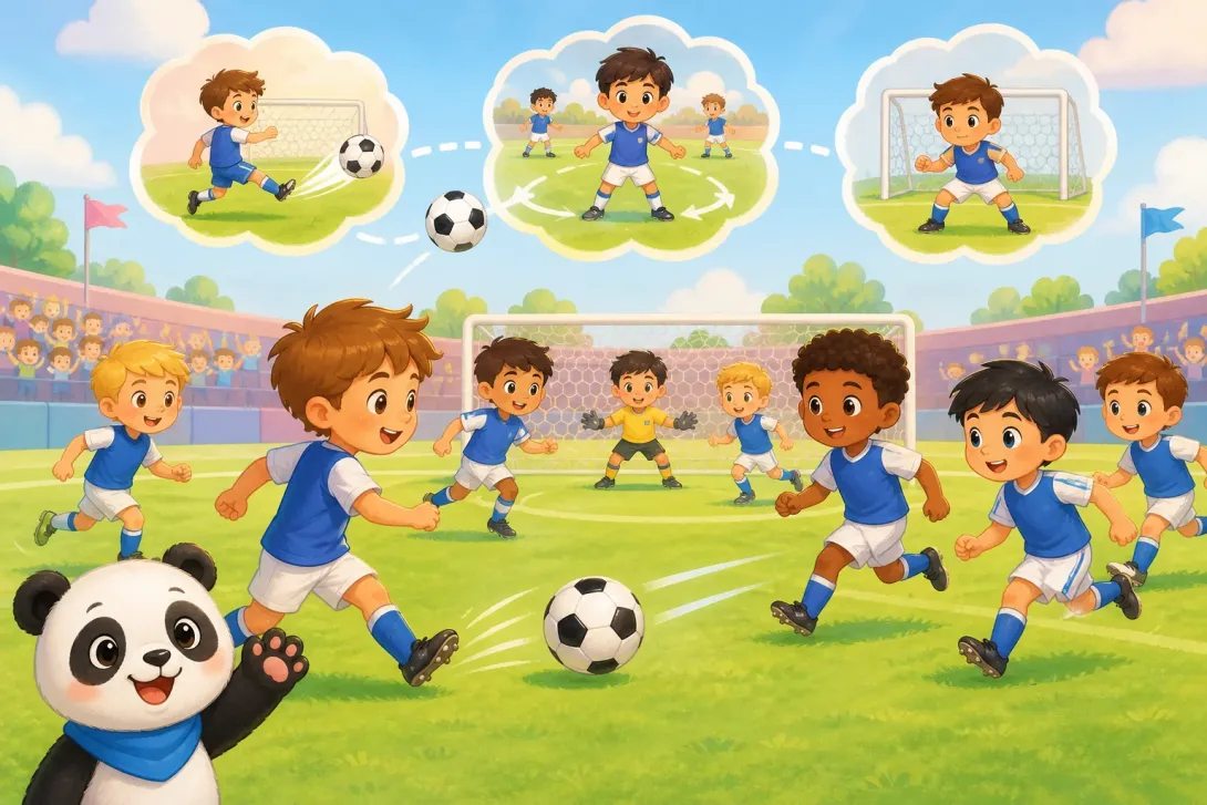 Fun Fact: 足球团队合作 · Soccer Teamwork