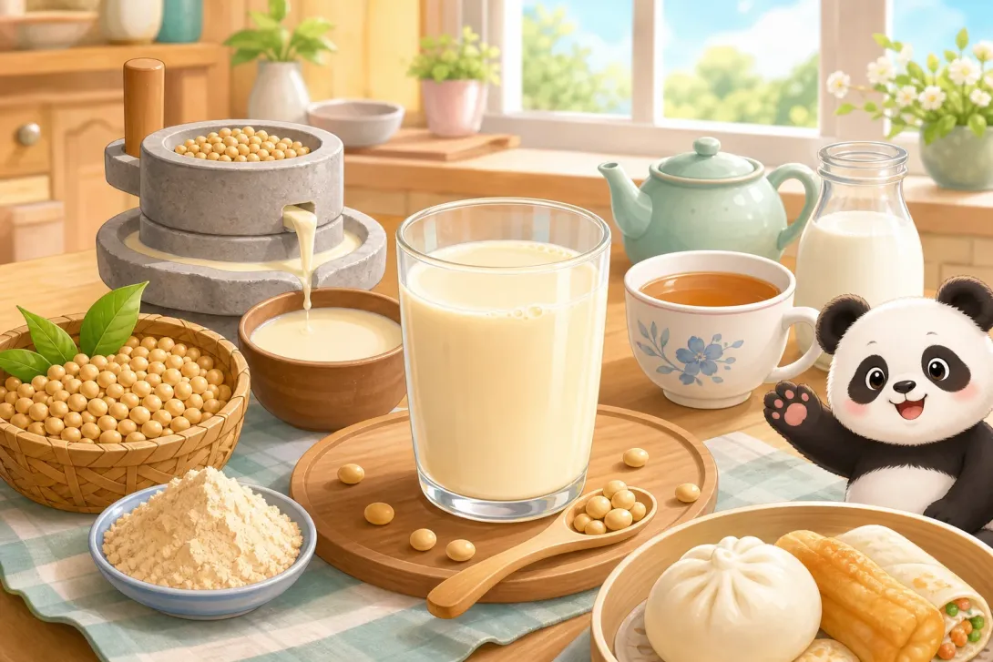 Fun Fact: 中式早餐：豆浆油条 · Soy Milk Nutrition