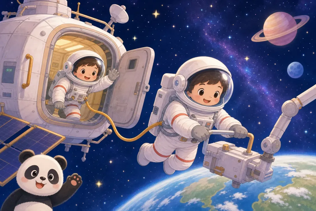 Fun Fact: 太空行走 · Spacewalk