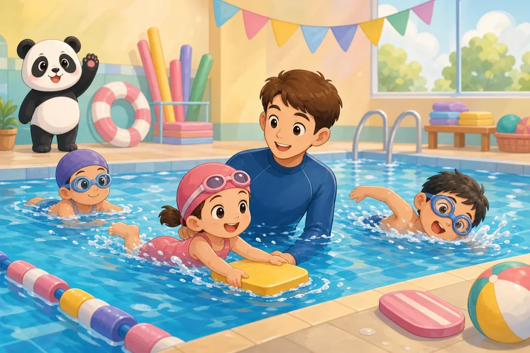 Fun Fact: 游泳安全第一 · Swimming Safety